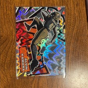 Alvin Kamara Holographic Football Card